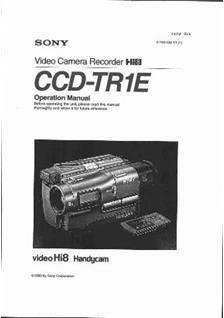 Blaupunkt CCR 910 H manual. Camera Instructions.